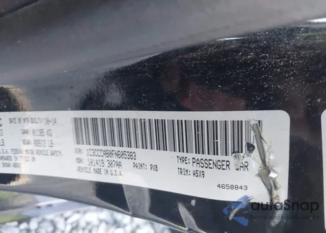 2015 Chrysler 200 Limited z USA, uszkodzony, nr VIN 1C3CCCAB0FN605383